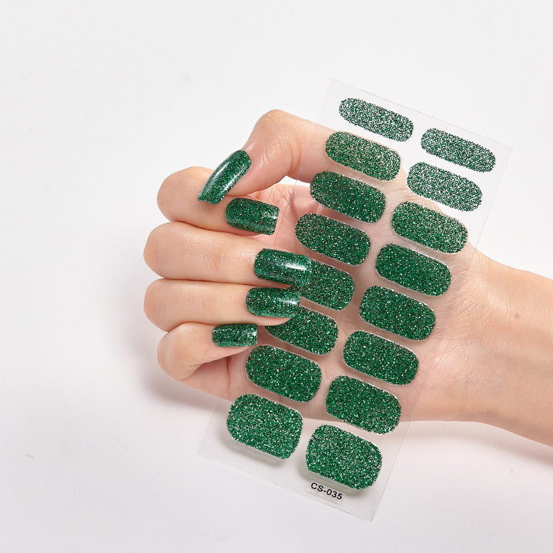 Sticker ongle couleur unie motif 15