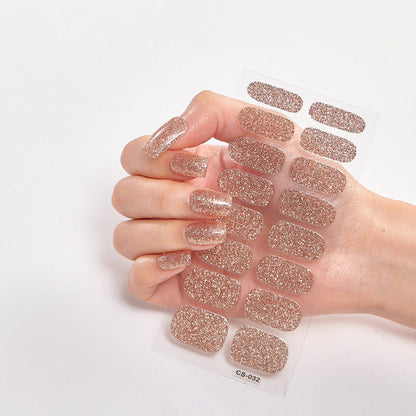 Sticker ongle simple élégant motif 12