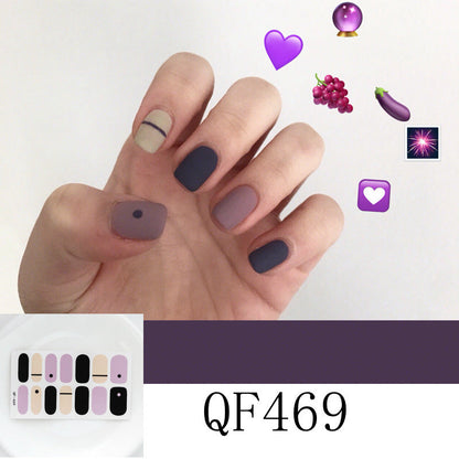 Sticker ongle diamant design 3