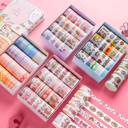 Stickers journal mignons style cozy rubans adhésifs