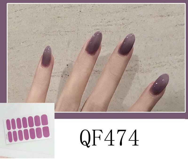 Sticker ongle diamant design 8