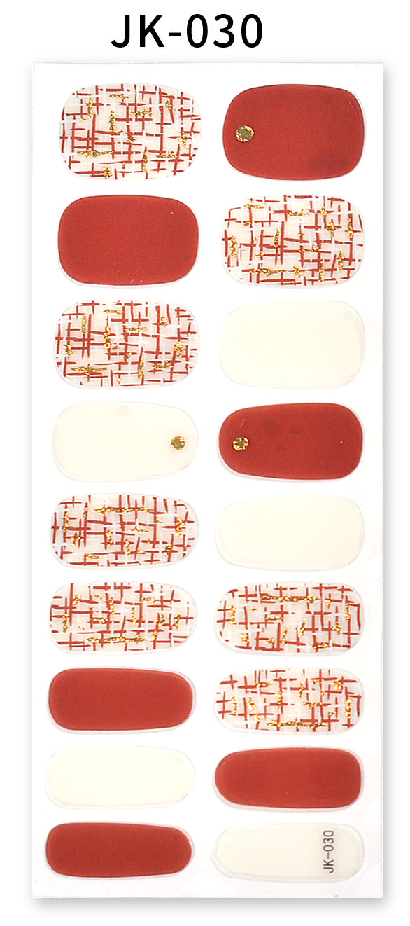 Sticker ongle manucure sans salon 33