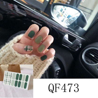 Sticker ongle diamant design 7